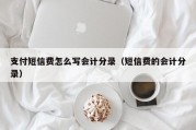 支付短信费怎么写会计分录（短信费的会计分录）