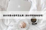 会计分录小括号怎么用（会计学后面有括号）