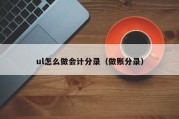 ul怎么做会计分录（做账分录）
