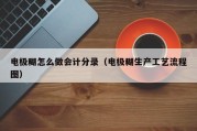 电极糊怎么做会计分录（电极糊生产工艺流程图）