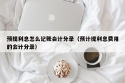 预提利息怎么记账会计分录（预计提利息费用的会计分录）